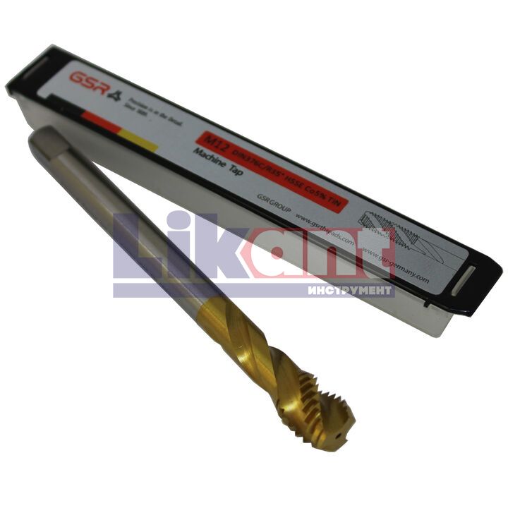 Метчик М12х1,75 круч. Р6М5К5 GSR